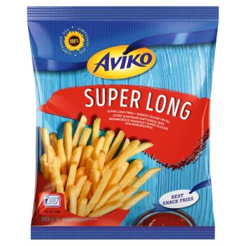 Aviko elősütött hasábburgonya 600g Super Long