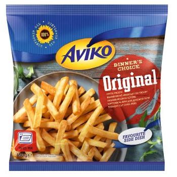 Aviko hasábburgonya 750g Original