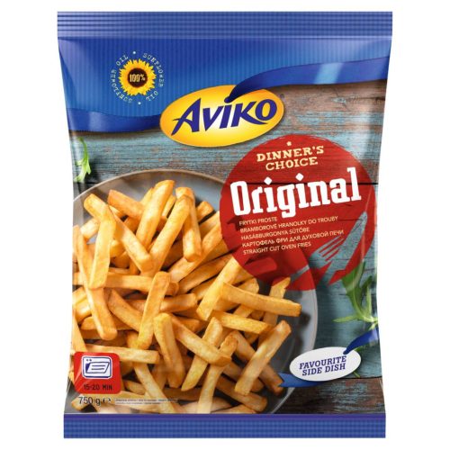 Aviko elősütött hasábburgonya 750g Original