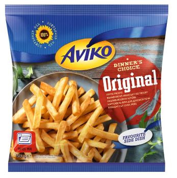 Aviko hasábburgonya 750g Original