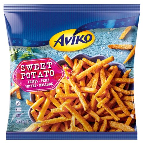 Aviko elősütött édesburgonya 450g 