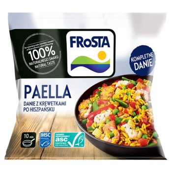 FRoSTA Készétel Paella Spanyol 450g tenger gyümölcs