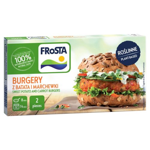 FRoSTA Burger 200g Édesburgonyás