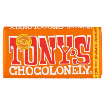 TONY'S Tejcsokoládé  180g Sós karamellás