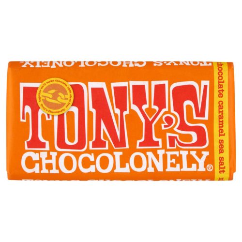 TONY'S Tejcsokoládé  180g Sós karamellás