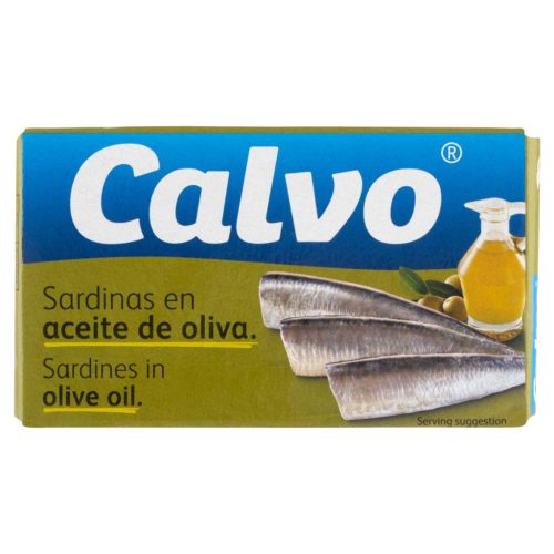 CALVO Szardínia  120g növényi olajban