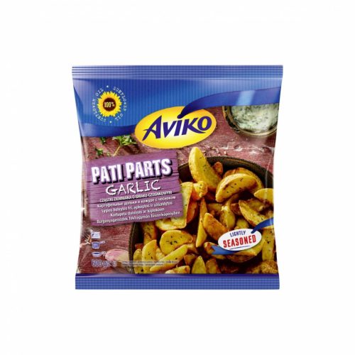 Aviko Pati Parts hasábburgonya 600g Garlic