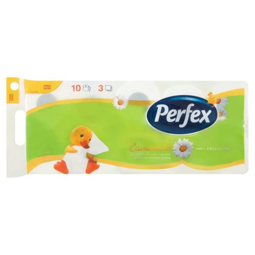 Perfex toalett papír 3 rétegű Kamilla 10 tek.