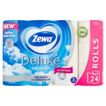 Zewa Delux toalett papír 3 rétegű Delicate 24 tek.