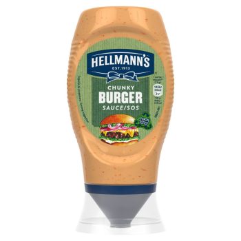 Hellmann's Burger szósz 258g Chunky