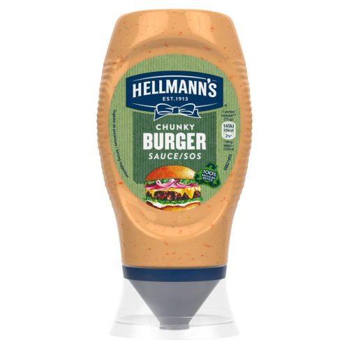 Hellmann's Burger szósz 258g Chunky