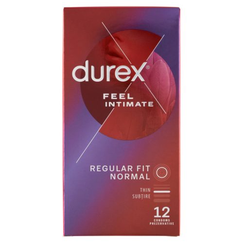 Durex Óvszer 12 db Feel Thin Intimate