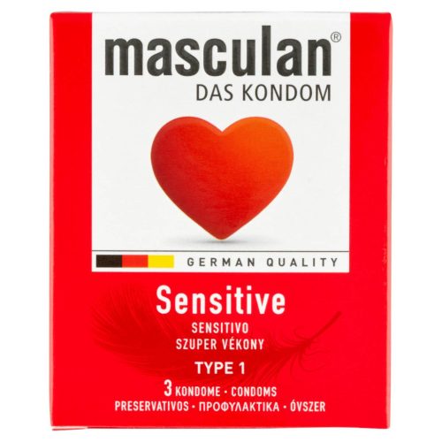Masculan Óvszer 3 db Sensitive
