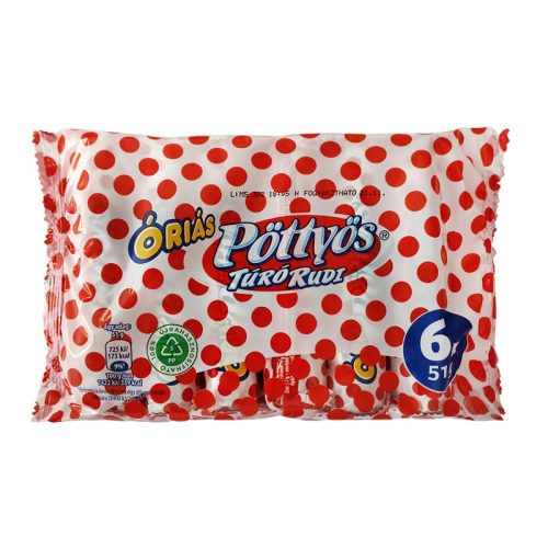 Pöttyös túró rudi óriás  6*51g ÉT