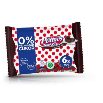 Pöttyös túró rudi óriás 0% 6*35g brownie