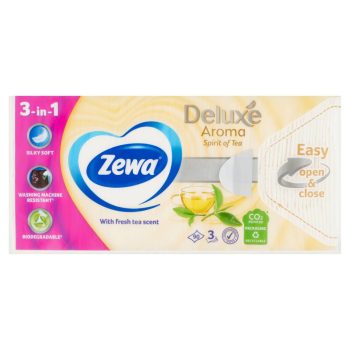 Zewa Delux Zsebkendő 3 rétegű 90 db Spirit of TEA