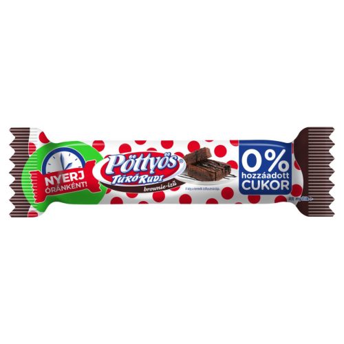 Pöttyös túró rudi 35g  0% Brownie h.cuk.nél