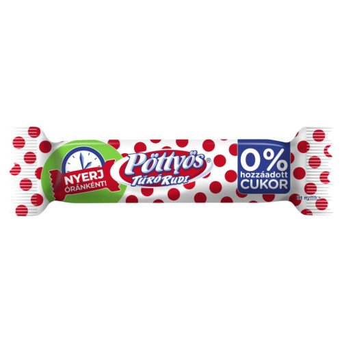 Pöttyös túró rudi 35g  0% Natúr