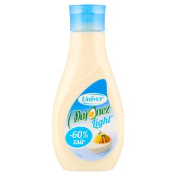 Univer Majonéz Flakonos LIGHT 430g átlátszó