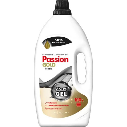 Passion Gold Mosógél 4L Fekete ruhákhoz