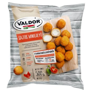 Valdor Minigolyó 500g Sajtos
