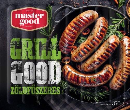 Master Good Grillkolbász 370g Zöldfűszeres