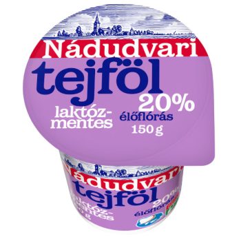 Nádudvar Tejföl Laktózmentes 150g 20%