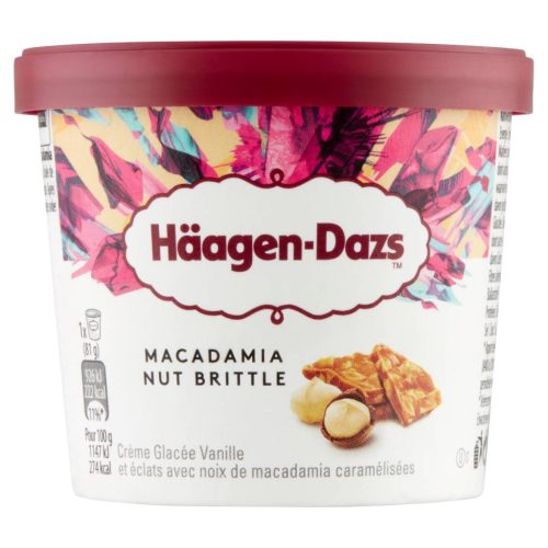 Häagen-Dazs jégkrém  95ml Vanília-Makadám