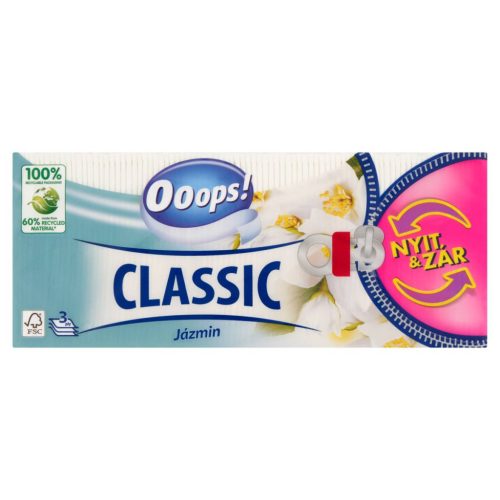 Ooops! Papírzsebkendő Classic Jázmin 90db 3rét.