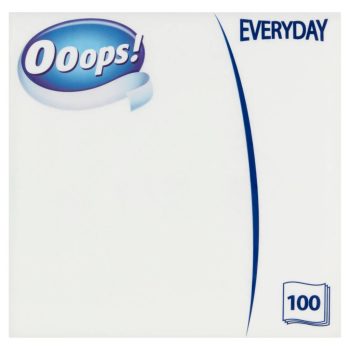 Ooops! Szalvéta Everyday 100db fehér 1 rtg