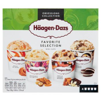 Häagen-Dazs jégkrém válogatás 12x4x95ml Favorite