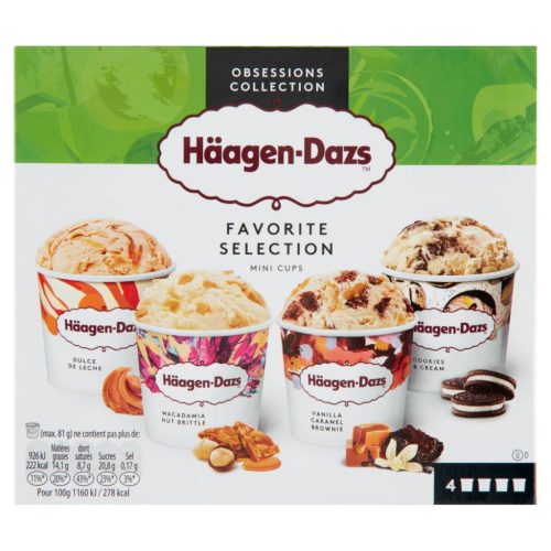 Häagen-Dazs jégkrém válogatás 12x4x95ml Favorite