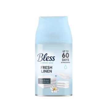 BLESS légfrissítő spray utántöltő 250ml Fresh Linen