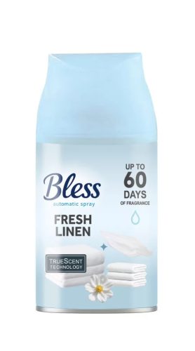 BLESS légfrissítő spray utántöltő 250ml Fresh Linen