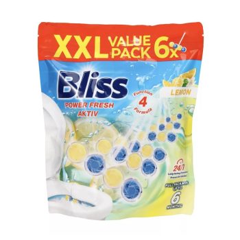 BLISS WC-illatosító-tisztító golyók 6*50g Citrom illat