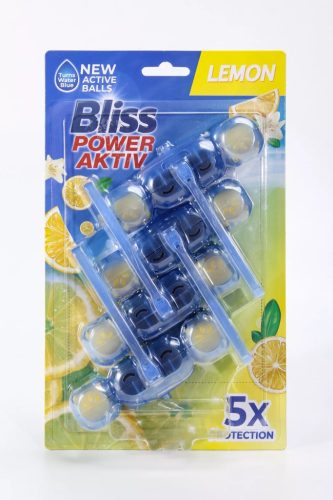 BLISS WC-illatosító-tisztító golyók 4*50g VízfestőCitrom