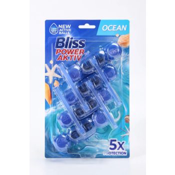   BLISS WC-illatosító-tisztító golyók 4*50g Vízfestő Óceán