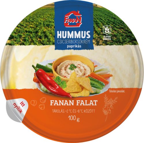 Fanan Hummus 100g Paprikás
